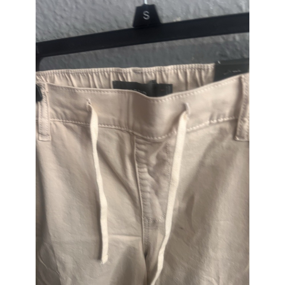 Torrid Feel The Fit Womens Pull On Beige Drawstring Elastic Waist Capri Size 1 - Picture 5 of 8